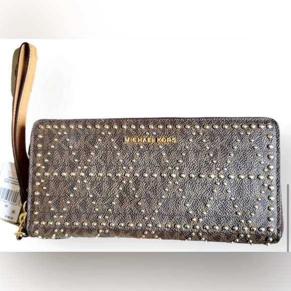 Michael Kors Studded Travel Continental Wallet - Picture 9 of 14
